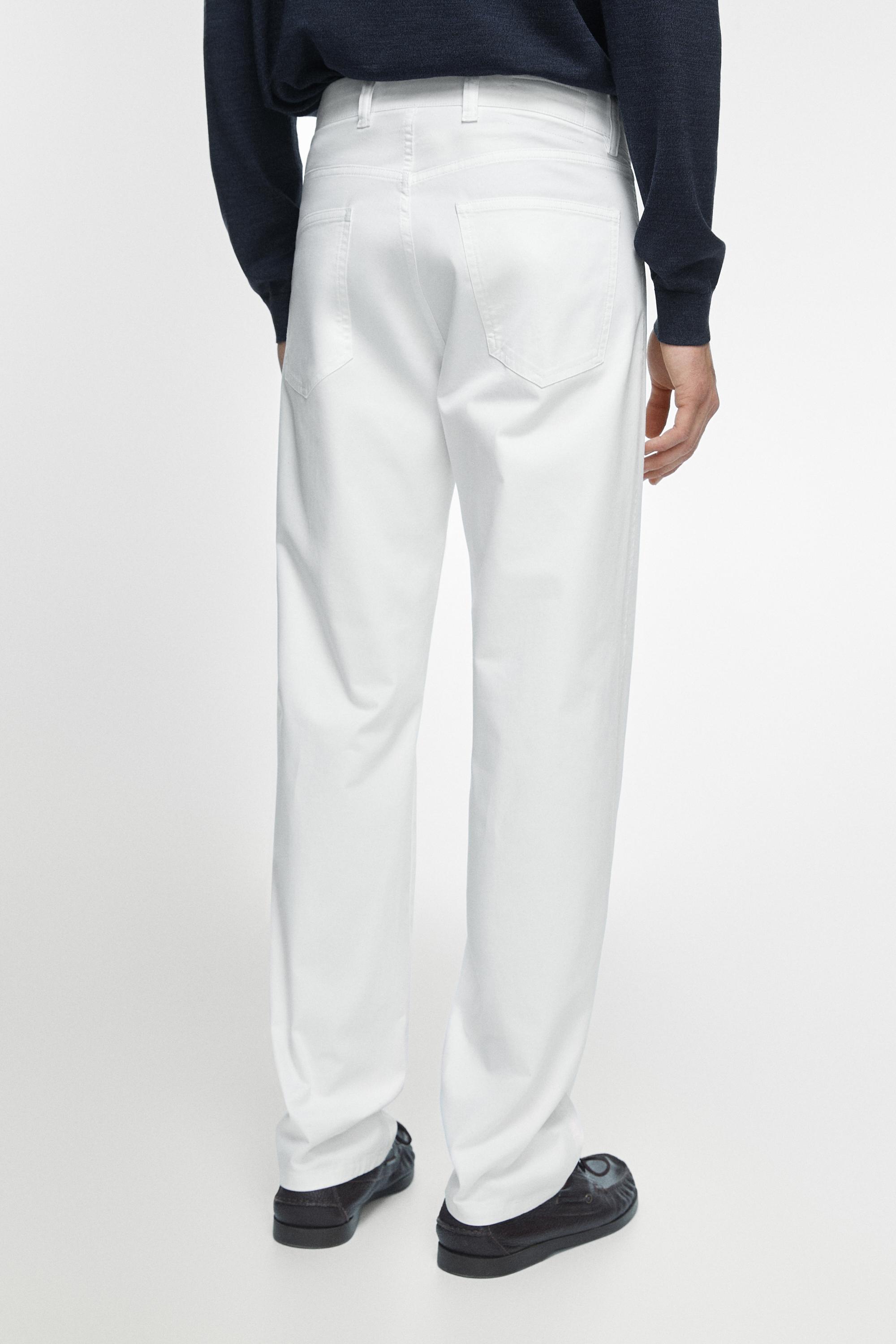 Faux jean slim fit